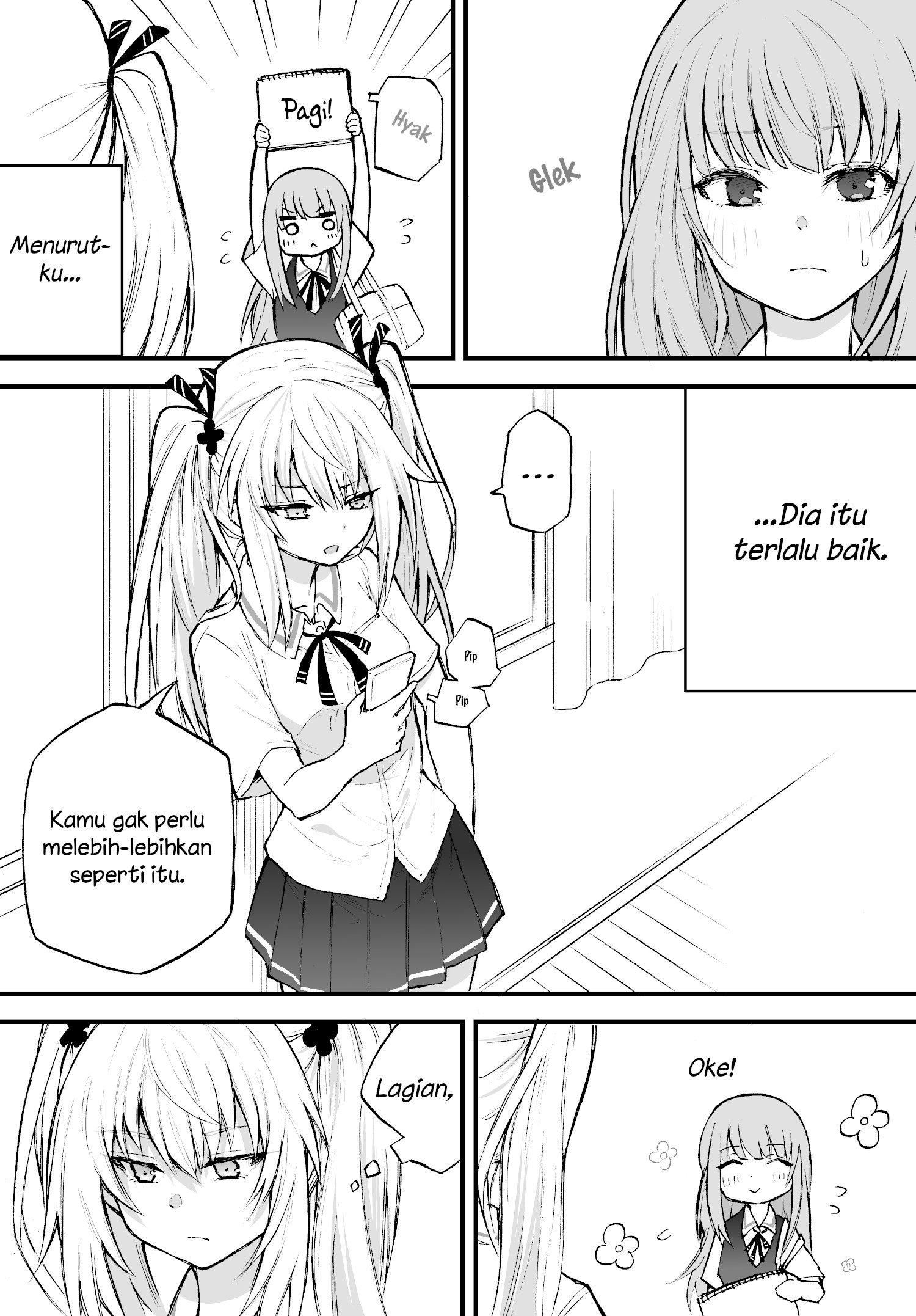 The Mute Girl and Her New Friend (Webcomic) Chapter 2 - halaman 1