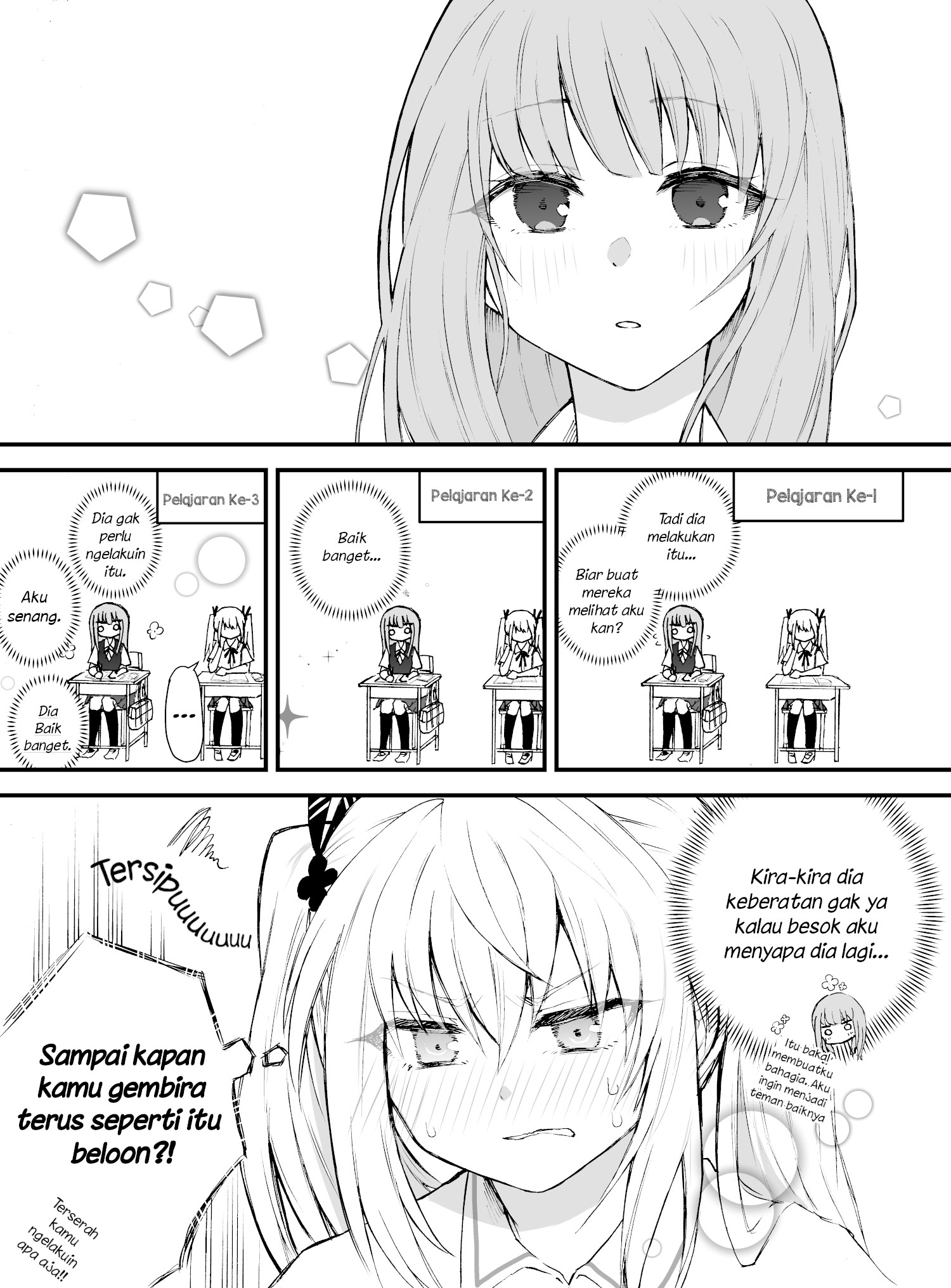 The Mute Girl and Her New Friend (Webcomic) Chapter 2 - halaman 4