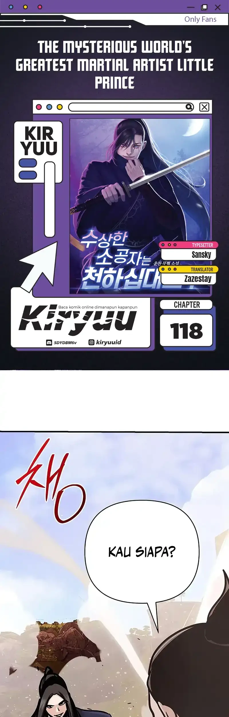 The Mysterious World’s Greatest Martial Artist Little Prince Chapter 118 - halaman 1