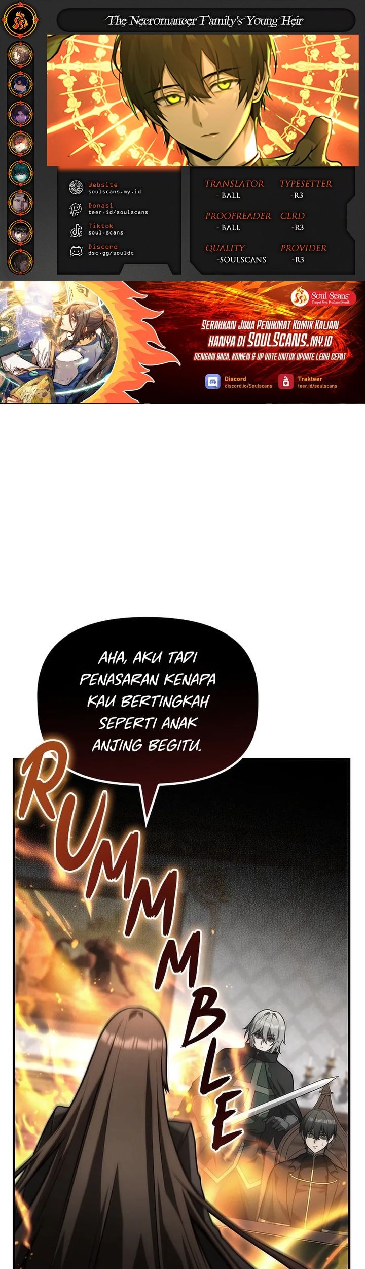 The Necromancer Family's Young Heir Chapter 22 - halaman 1