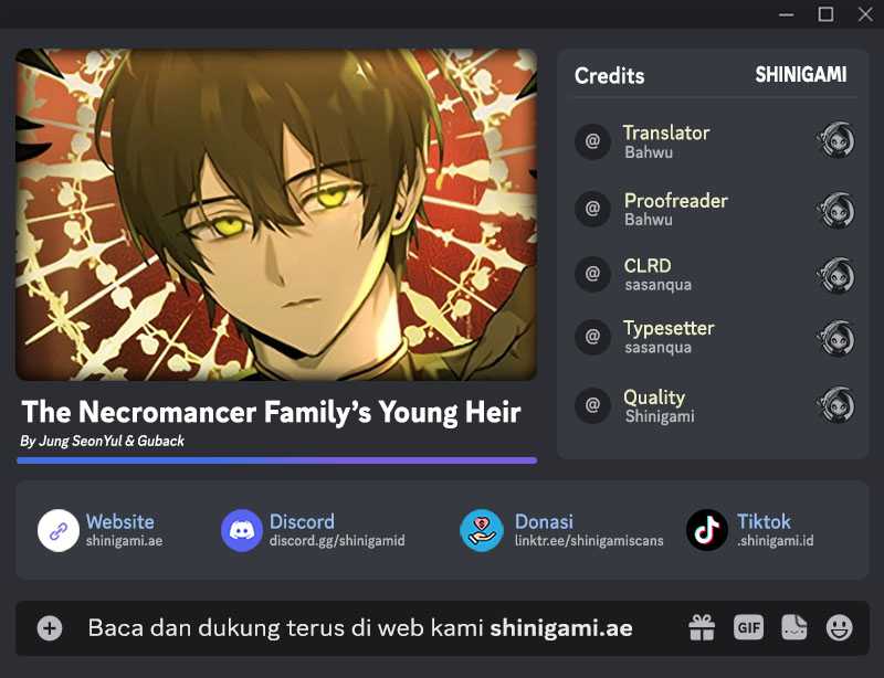The Necromancer Family's Young Heir Chapter 9 - halaman 1
