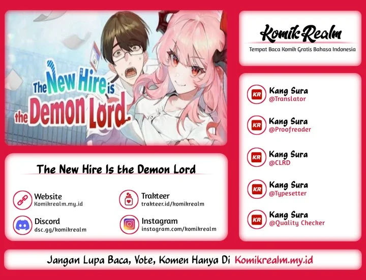 The New Hire Is the Demon Lord Chapter 1 - halaman 1