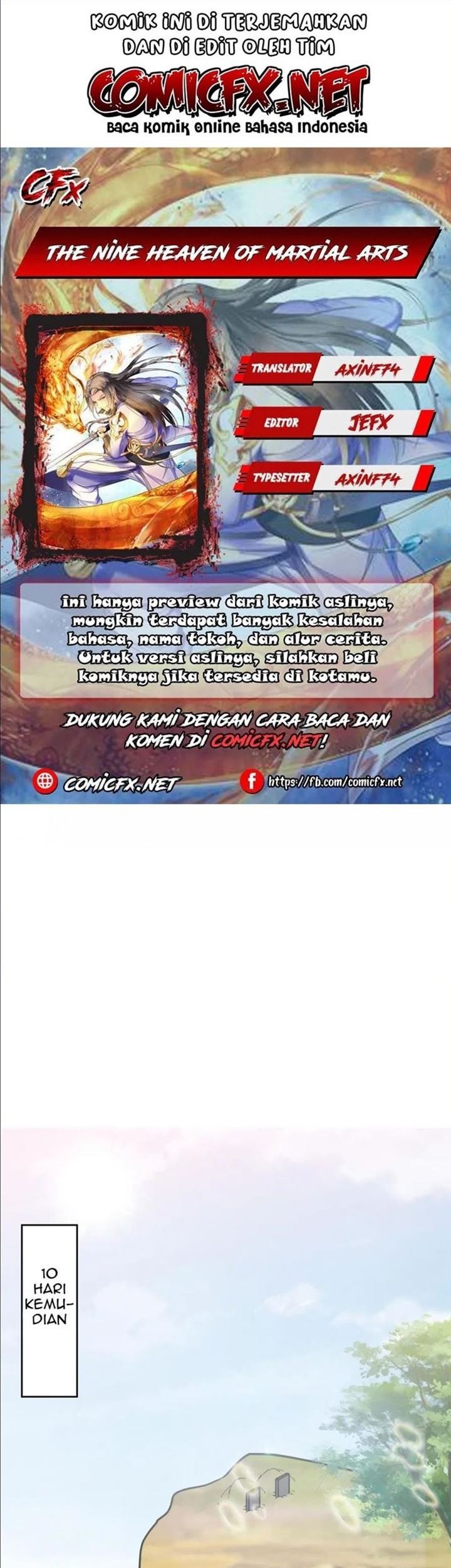 The Nine Heaven of Martial Arts Chapter 148 - halaman 1