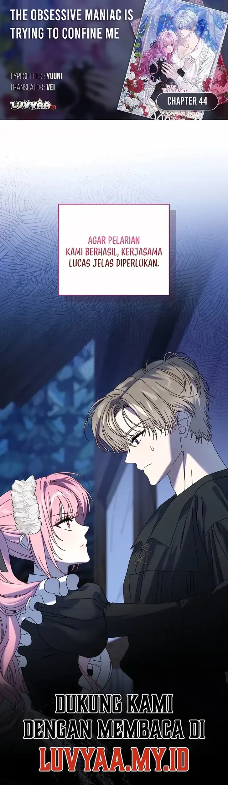 The Obsessive Maniac Is Trying to Confine Me Chapter 44 - halaman 1