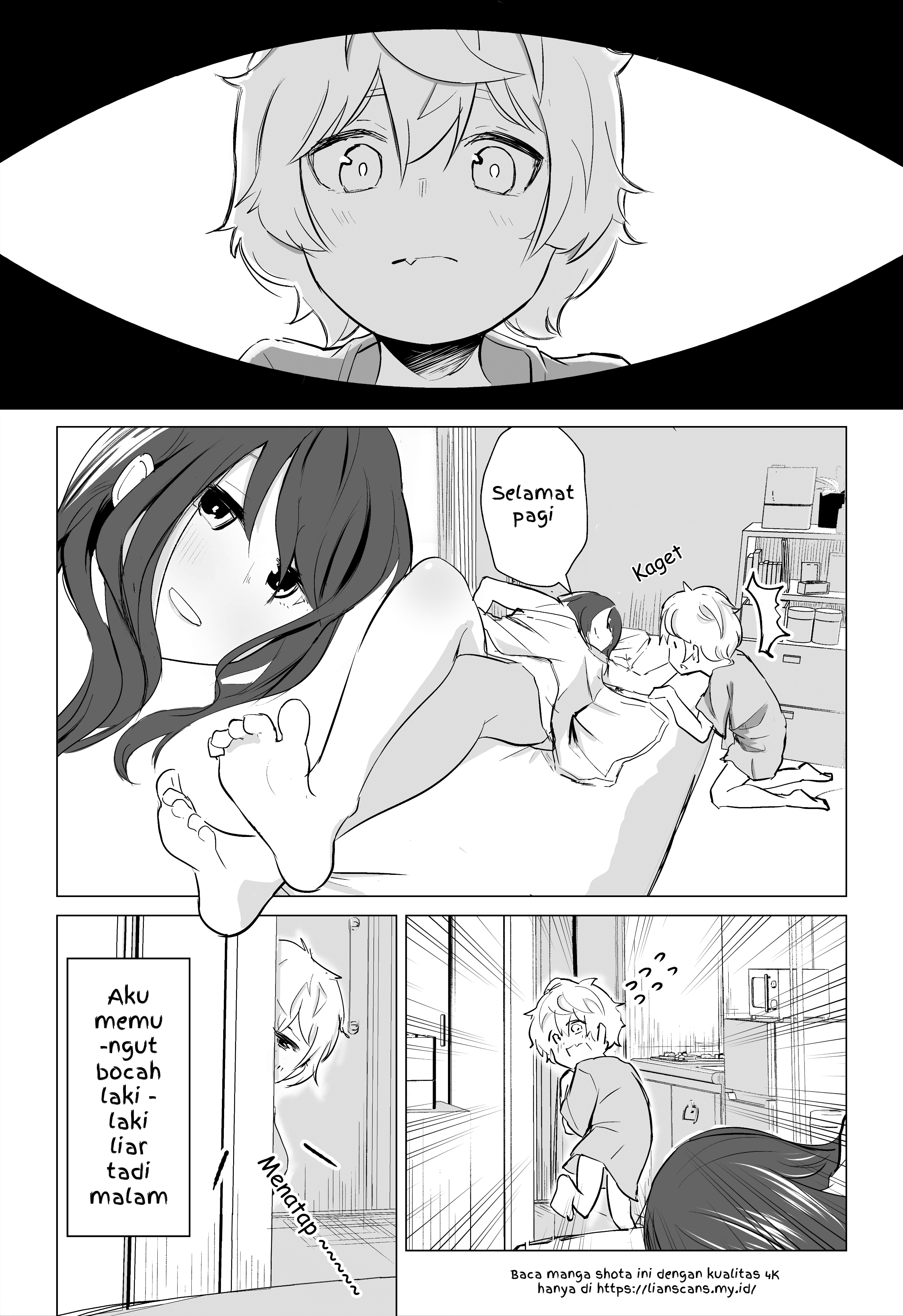 The Office-Lady Who Took in a Wild Shota Chapter 2 - halaman 1