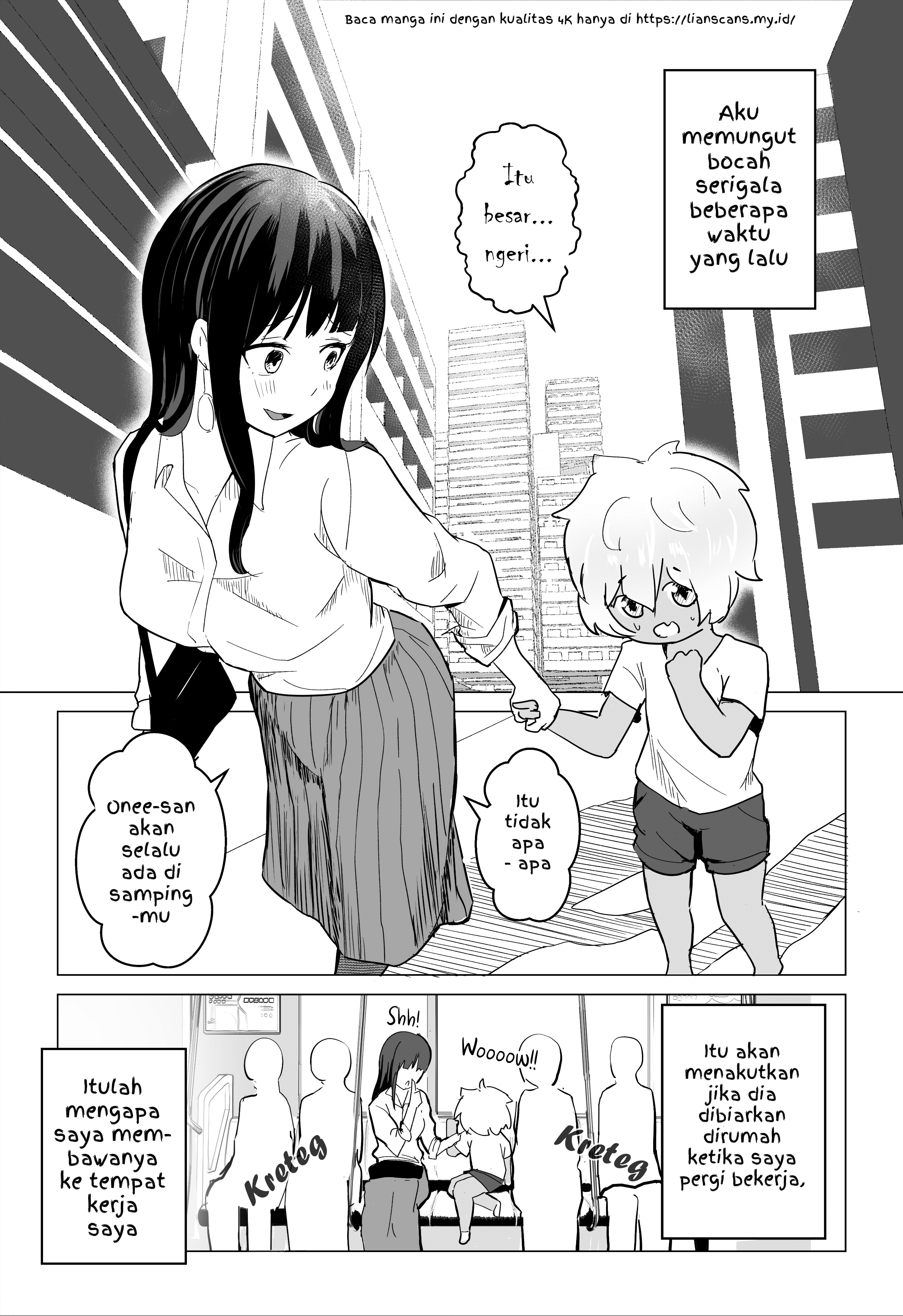 The Office-Lady Who Took in a Wild Shota Chapter 5 - halaman 1
