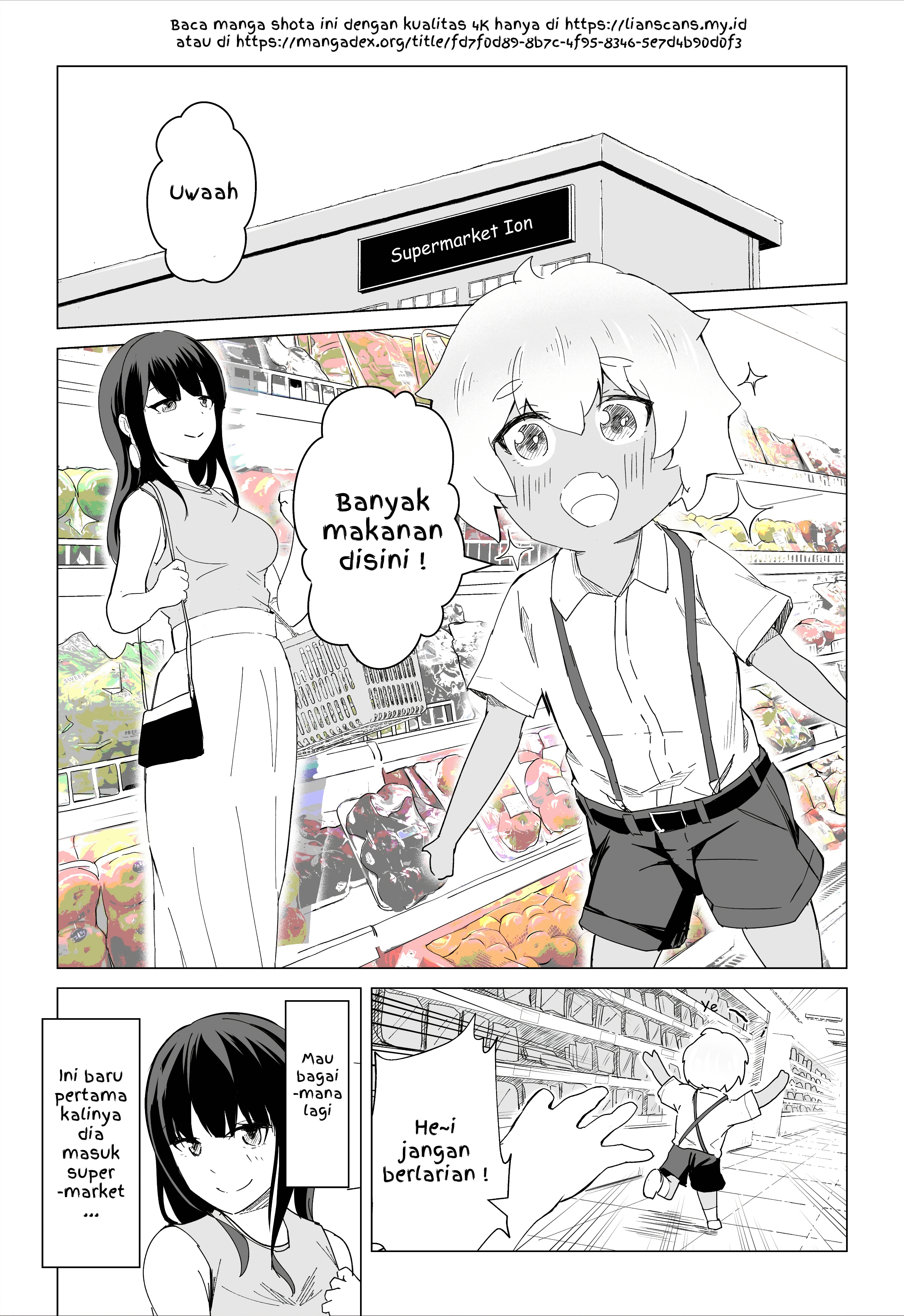 The Office-Lady Who Took in a Wild Shota Chapter 8 - halaman 1
