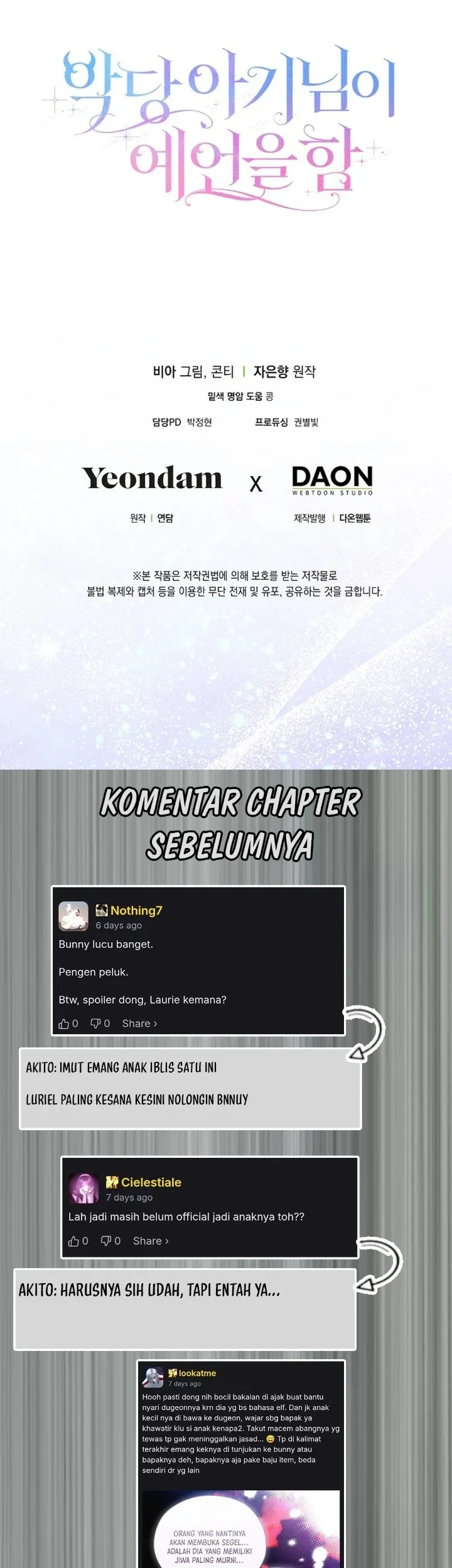 The Oracle of the Villainous Baby Chapter 28 - halaman 65
