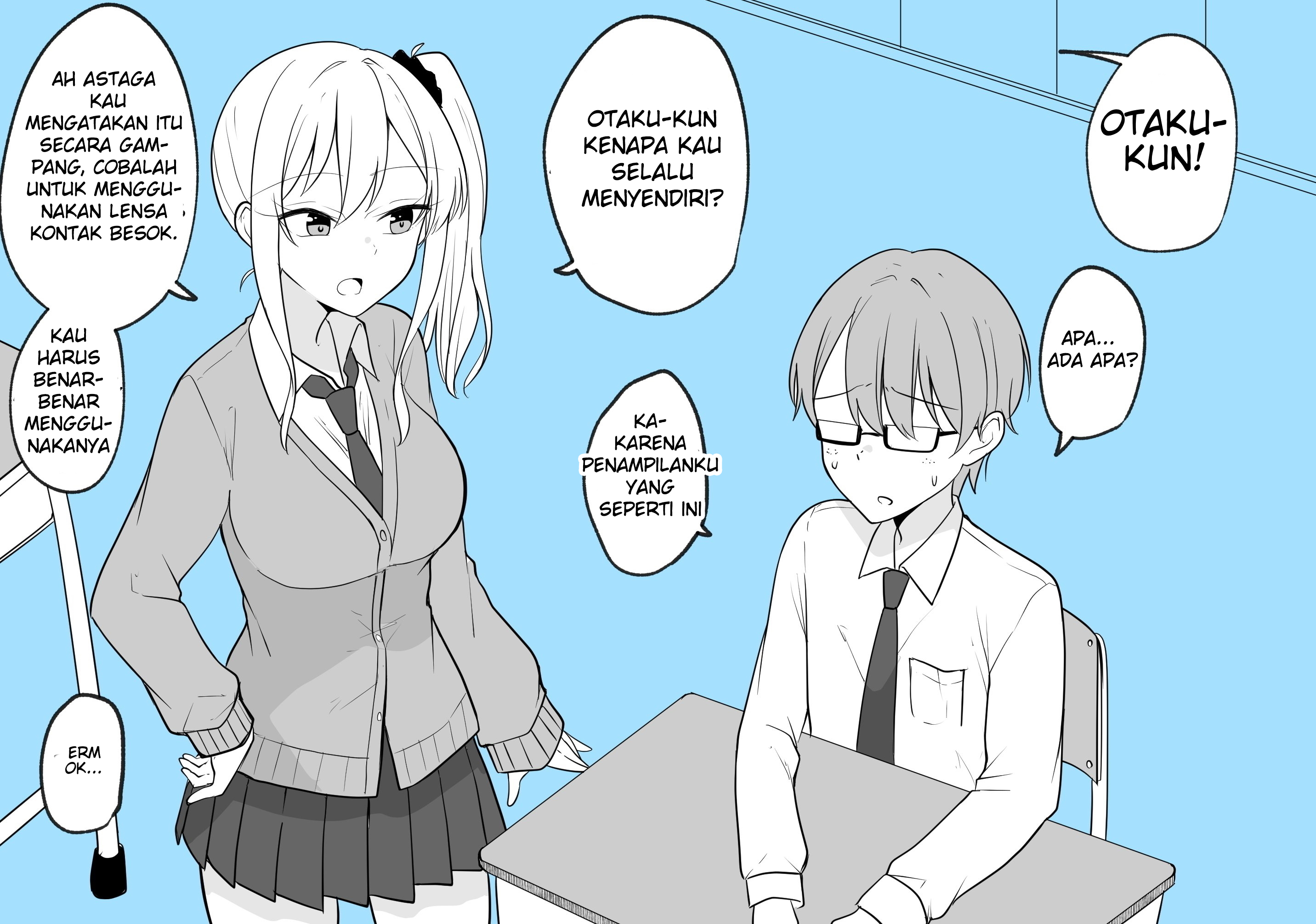 The Otaku who turned into a Gal because of a Otaku-Friendly Gal. Chapter 0 - halaman 2