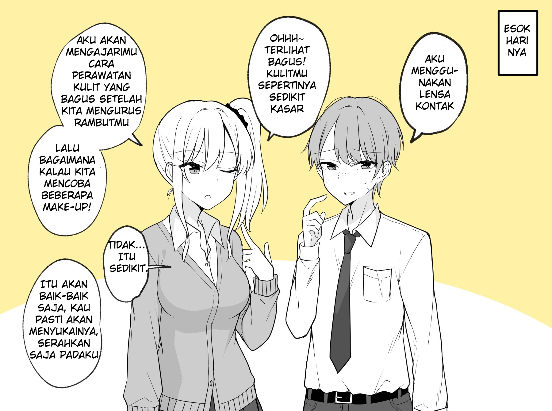 The Otaku who turned into a Gal because of a Otaku-Friendly Gal. Chapter 0 - halaman 3
