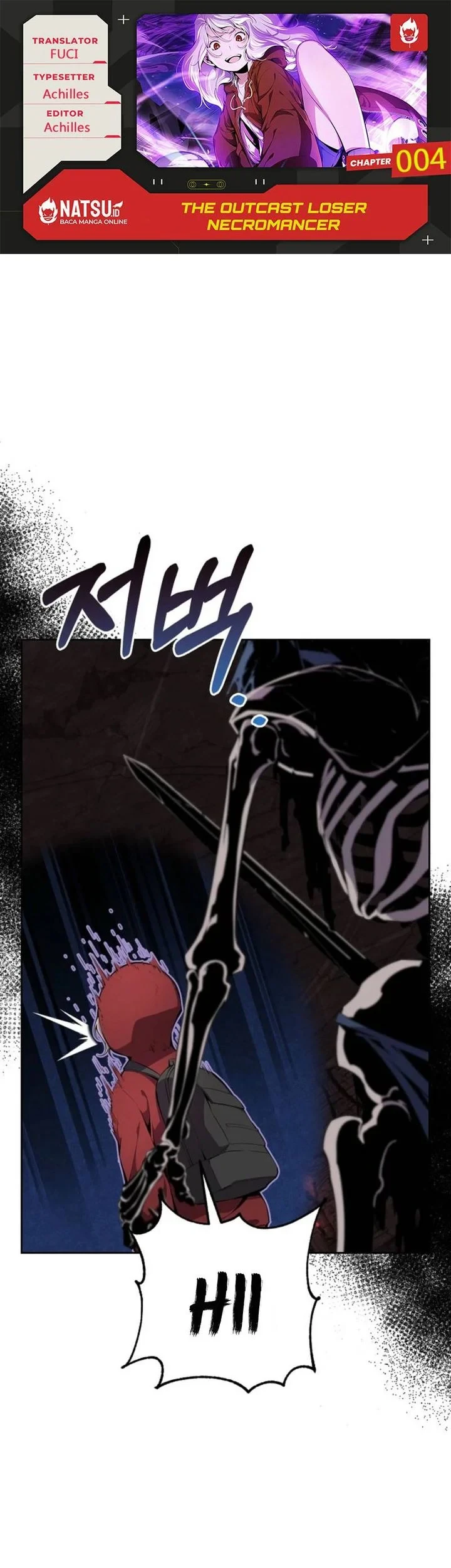 The Outcast Loser Necromancer Chapter 4 - halaman 1