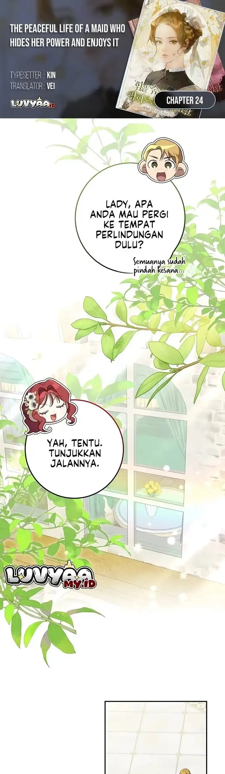 The Peaceful Life of a Maid Who Hides Her Power and Enjoys It Chapter 24 - halaman 1