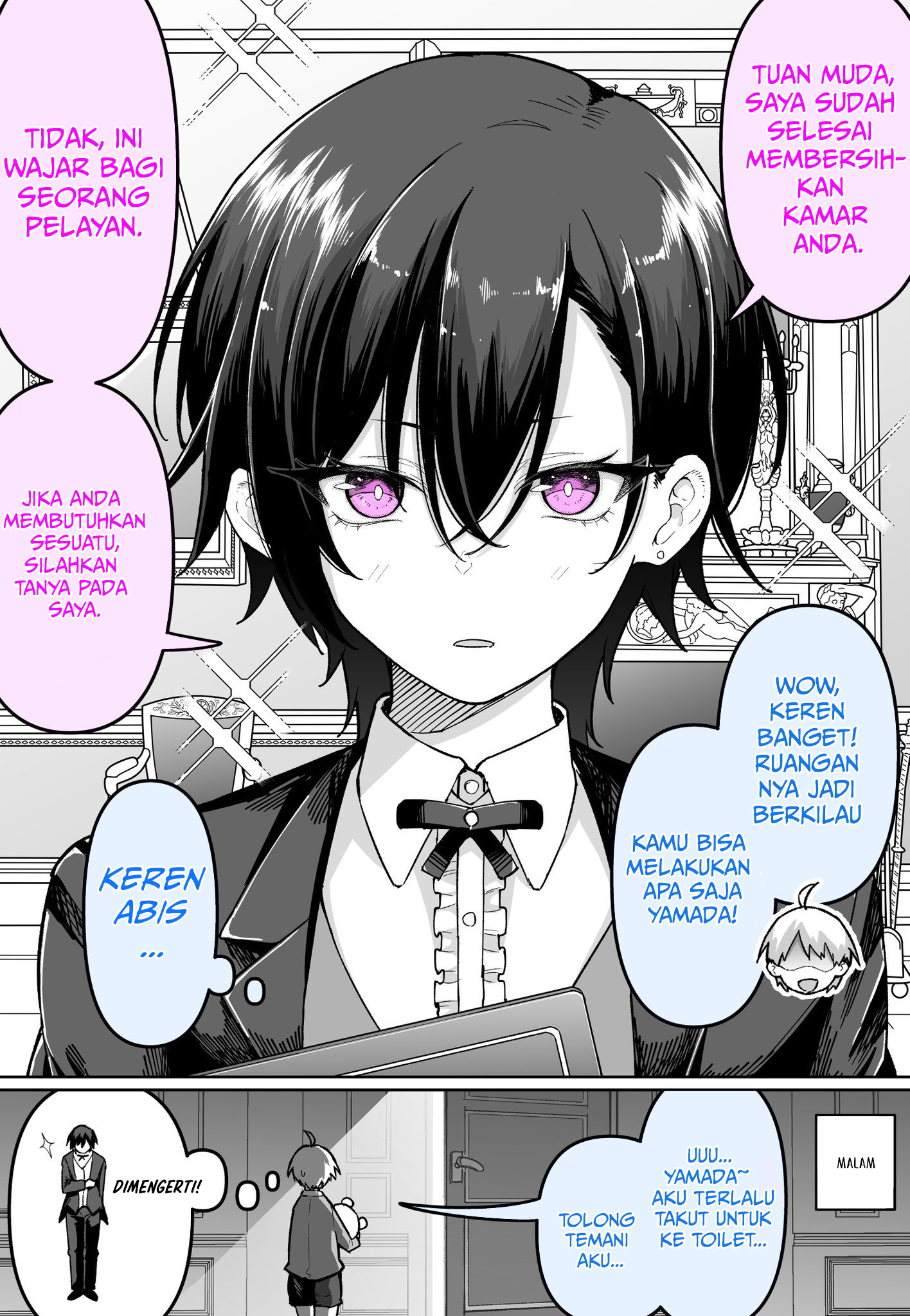 The Perfect Butler and the Young Master at Night Chapter 0 - halaman 1