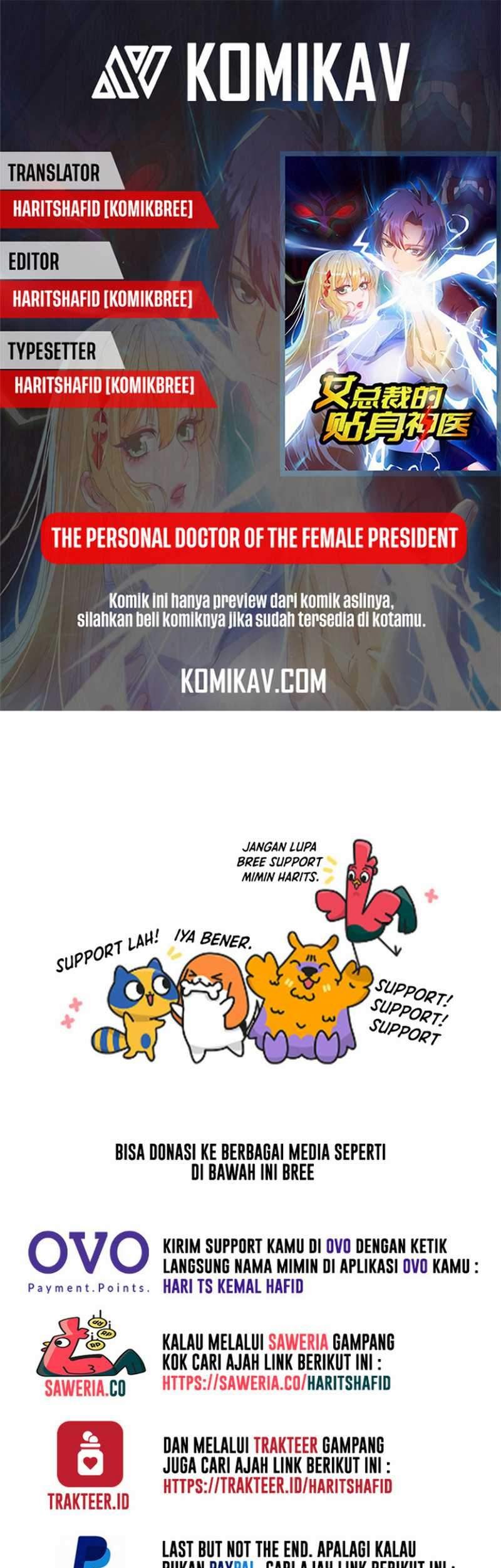 The Personal Doctor Of The Female President Chapter 2 - halaman 1