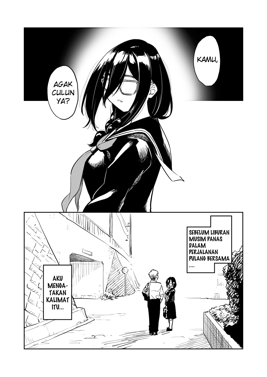 The Plain Girl Changed at the End of Summer Vacation Chapter 0 - halaman 2
