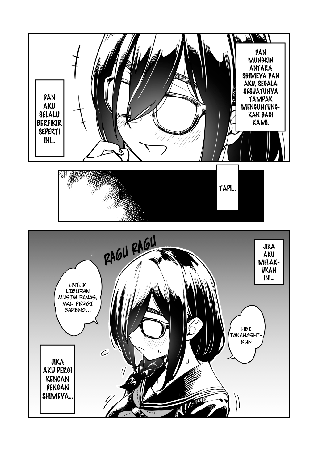 The Plain Girl Changed at the End of Summer Vacation Chapter 0 - halaman 8