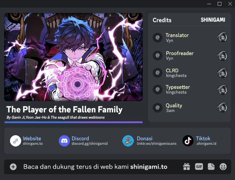 The Player Of The Fallen Family Chapter 25 - halaman 1