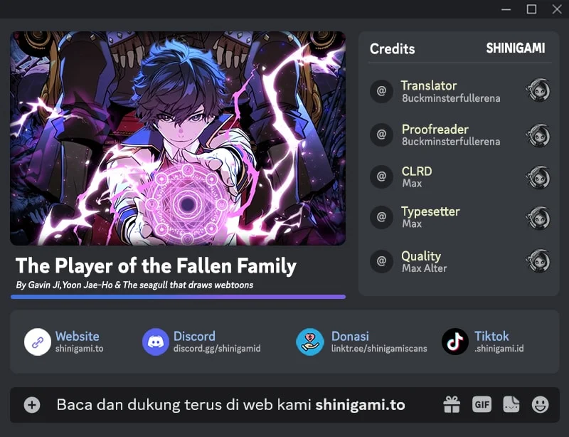 The Player Of The Fallen Family Chapter 33 - halaman 1