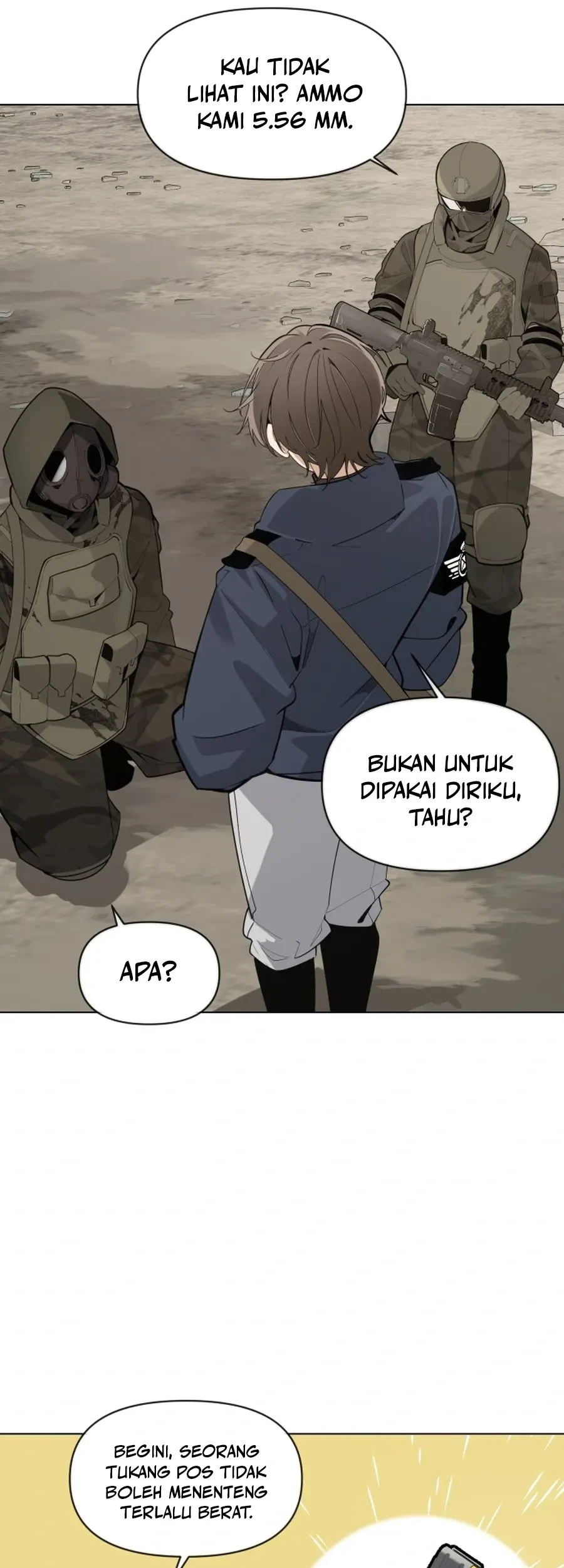 The Postman Walking Through the Apocalypse Chapter 1 - halaman 54