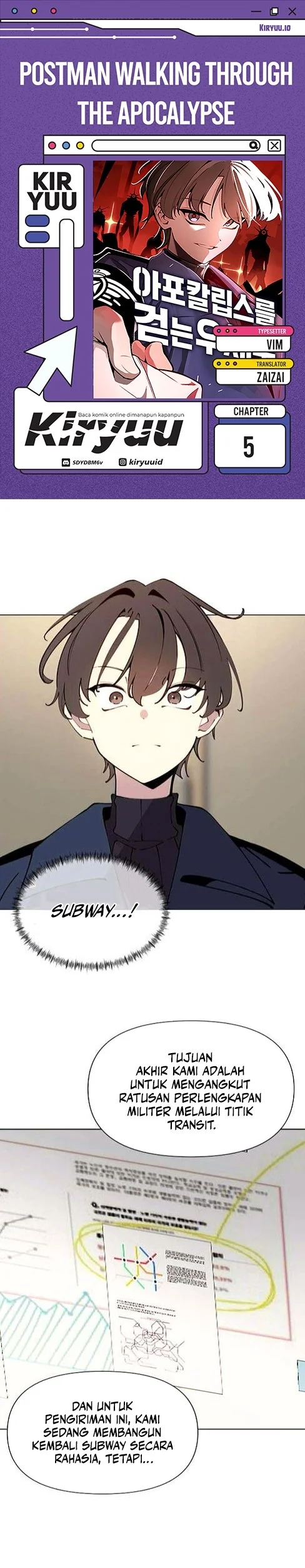 The Postman Walking Through the Apocalypse Chapter 5 - halaman 1