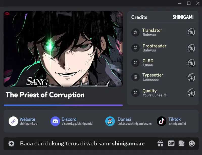The Priest of Corruption Chapter 77 - halaman 1
