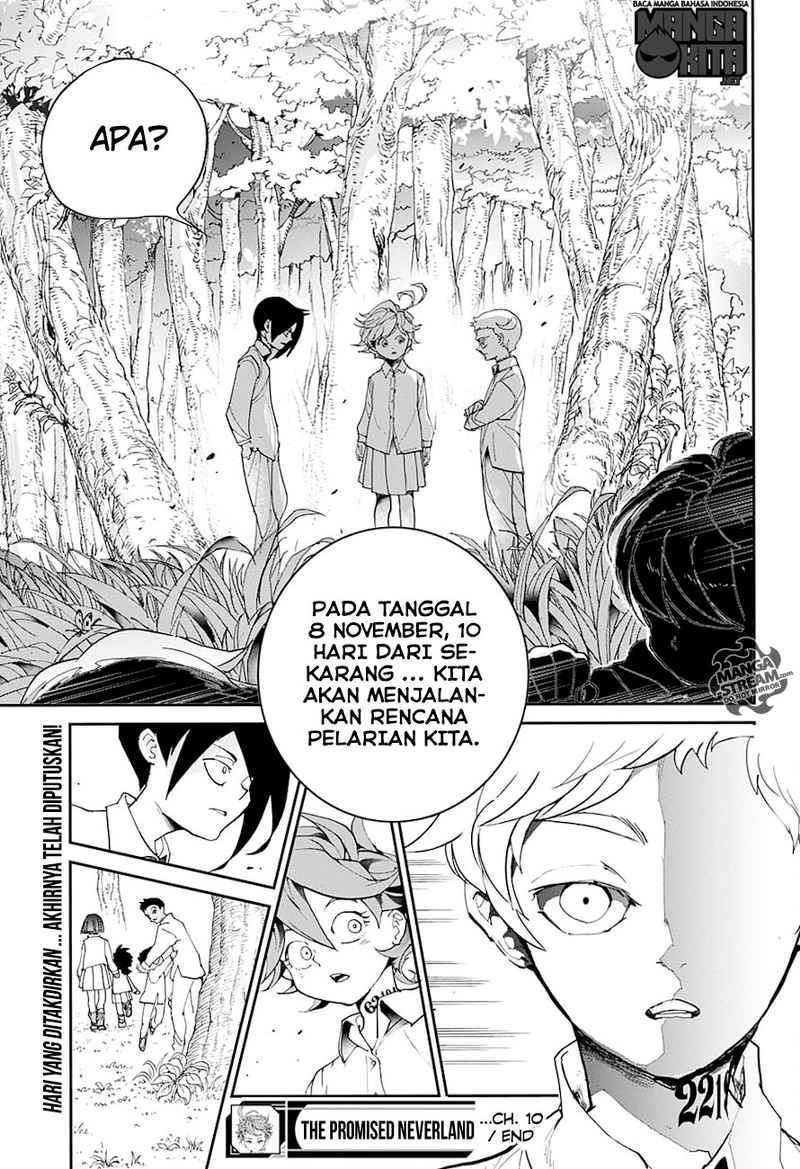 The Promised Neverland Chapter 10 - halaman 22