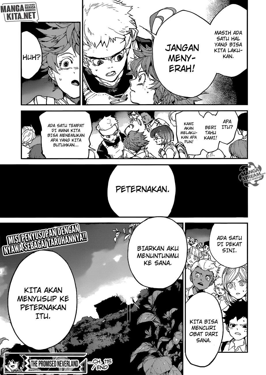 The Promised Neverland Chapter 115 - halaman 20