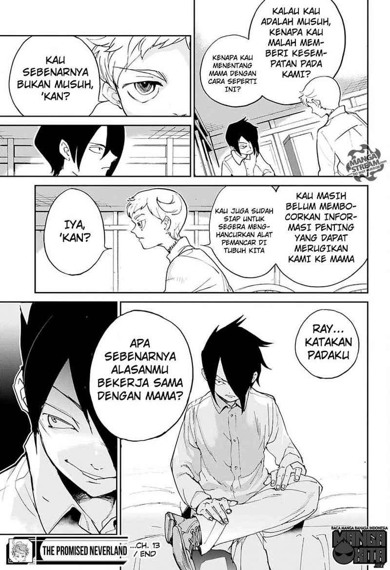 The Promised Neverland Chapter 13 - halaman 20