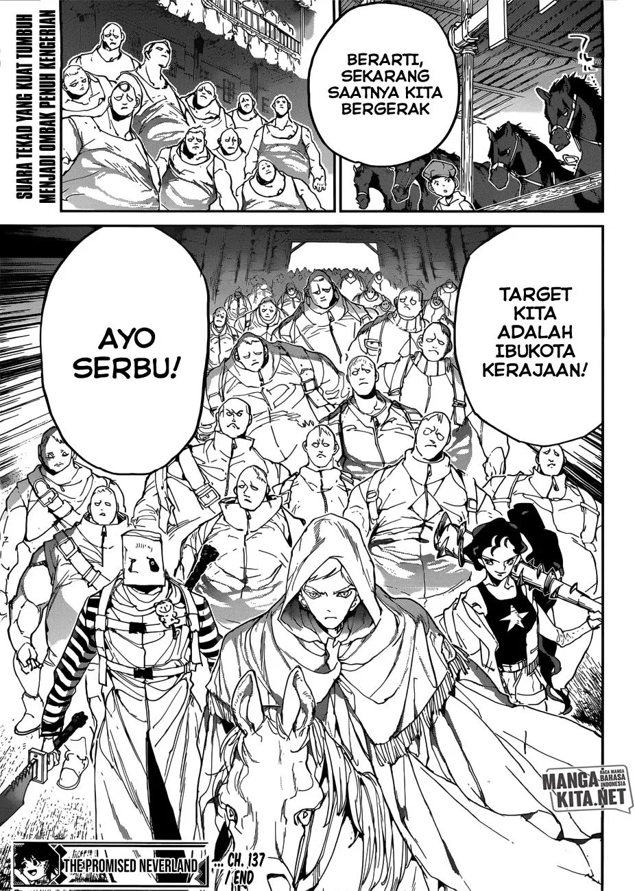 The Promised Neverland Chapter 137 - halaman 18