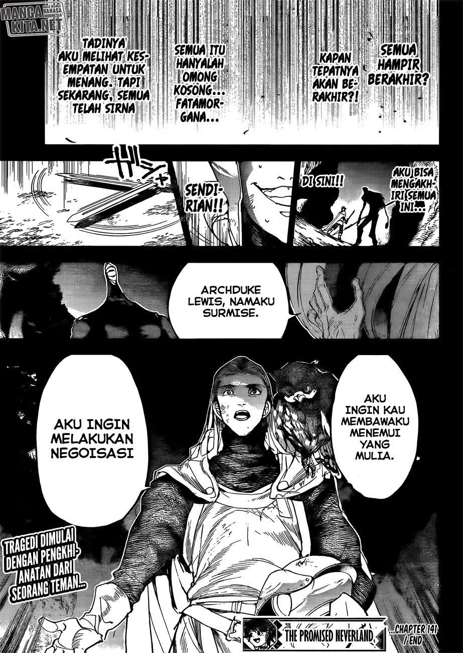 The Promised Neverland Chapter 141 - halaman 19