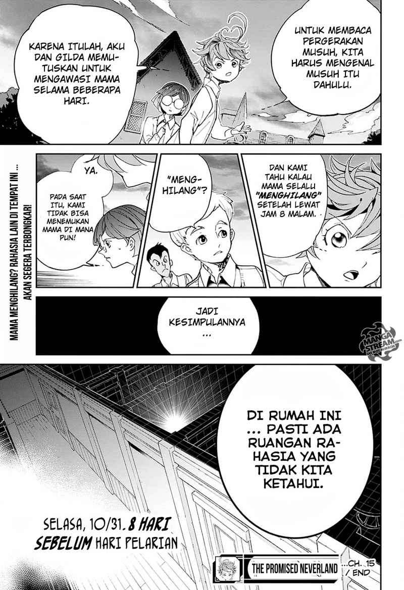 The Promised Neverland Chapter 15 - halaman 19