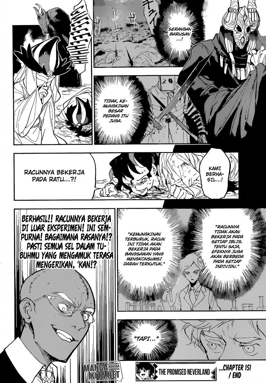 The Promised Neverland Chapter 151 - halaman 17