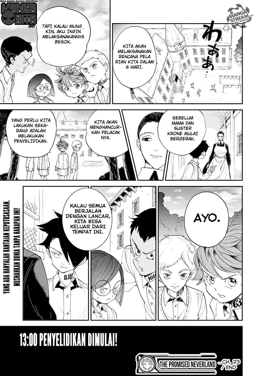 The Promised Neverland Chapter 23 - halaman 22