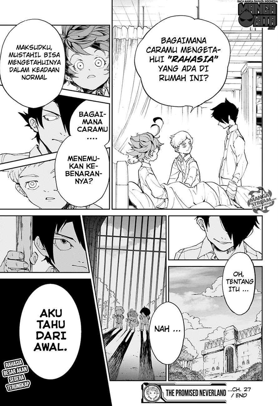 The Promised Neverland Chapter 27 - halaman 20