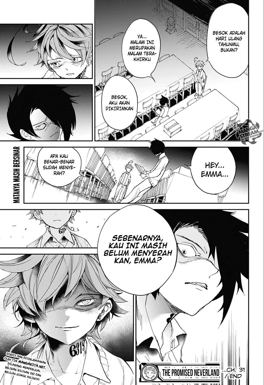 The Promised Neverland Chapter 31 - halaman 20