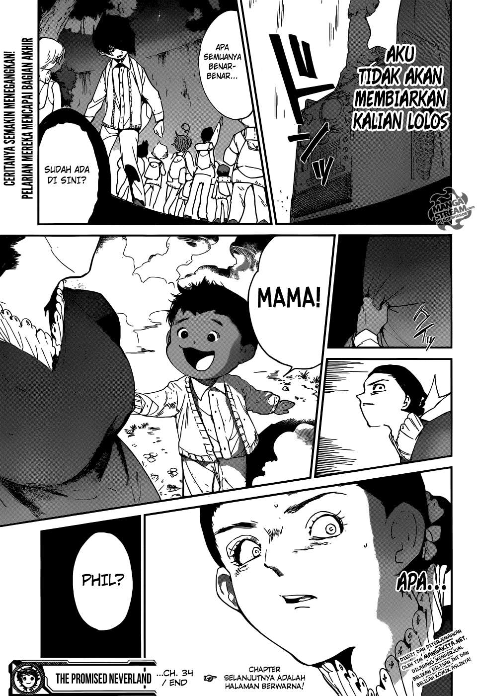 The Promised Neverland Chapter 34 - halaman 21