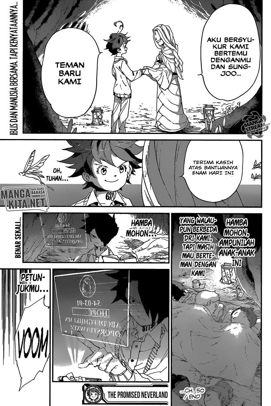 The Promised Neverland Chapter 50 - halaman 21