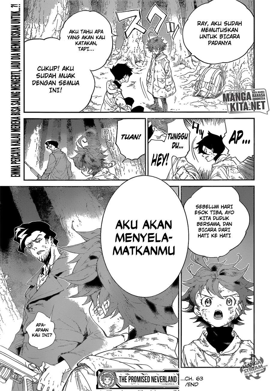 The Promised Neverland Chapter 63 - halaman 19