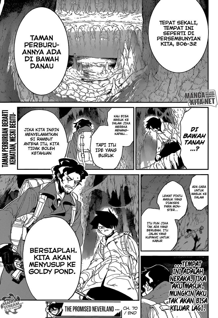 The Promised Neverland Chapter 70 - halaman 20