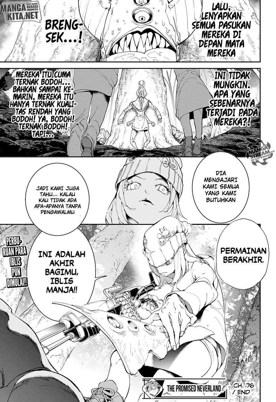 The Promised Neverland Chapter 77 - halaman 20