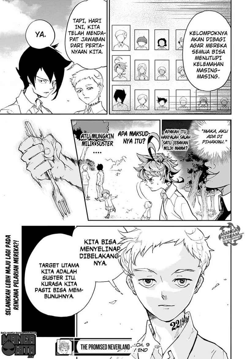 The Promised Neverland Chapter 9 - halaman 20
