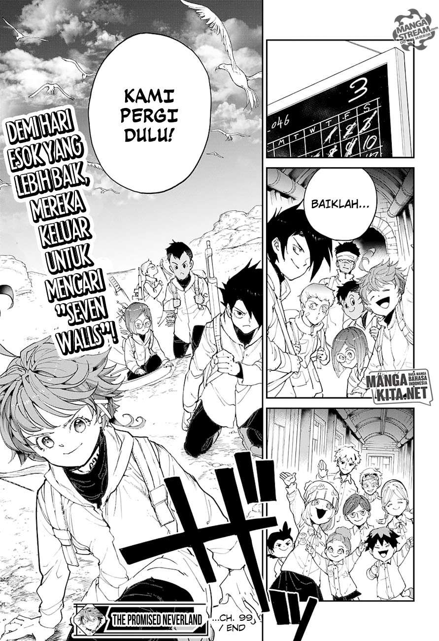 The Promised Neverland Chapter 99 - halaman 19