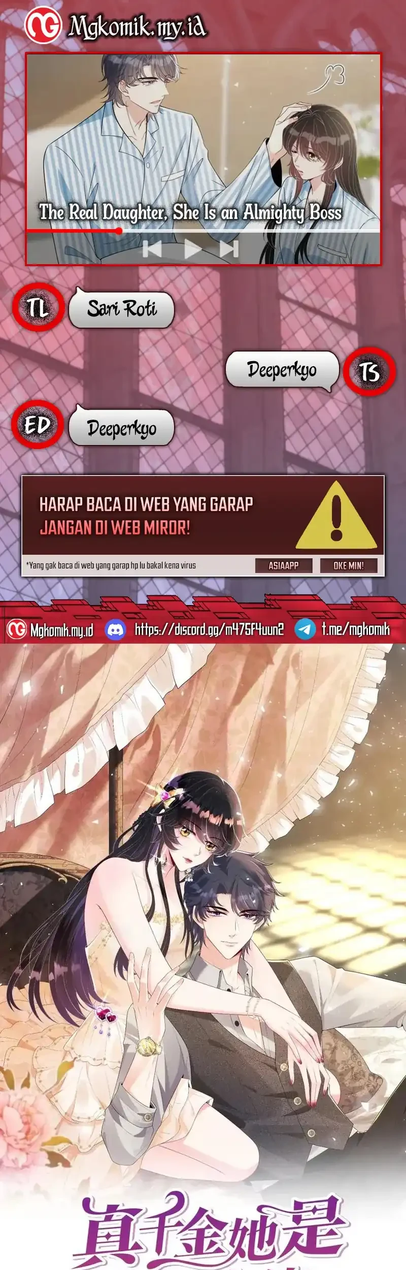 The Real Daughter, She Is an Almighty Boss Chapter 104 - halaman 1