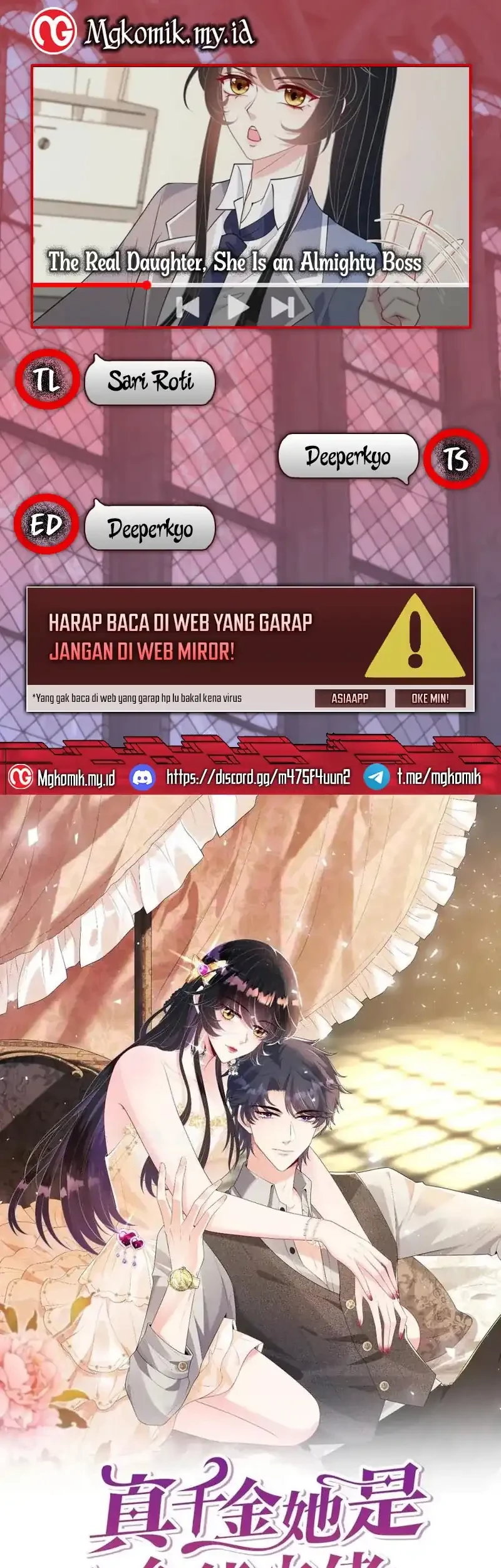 The Real Daughter, She Is an Almighty Boss Chapter 105 - halaman 1