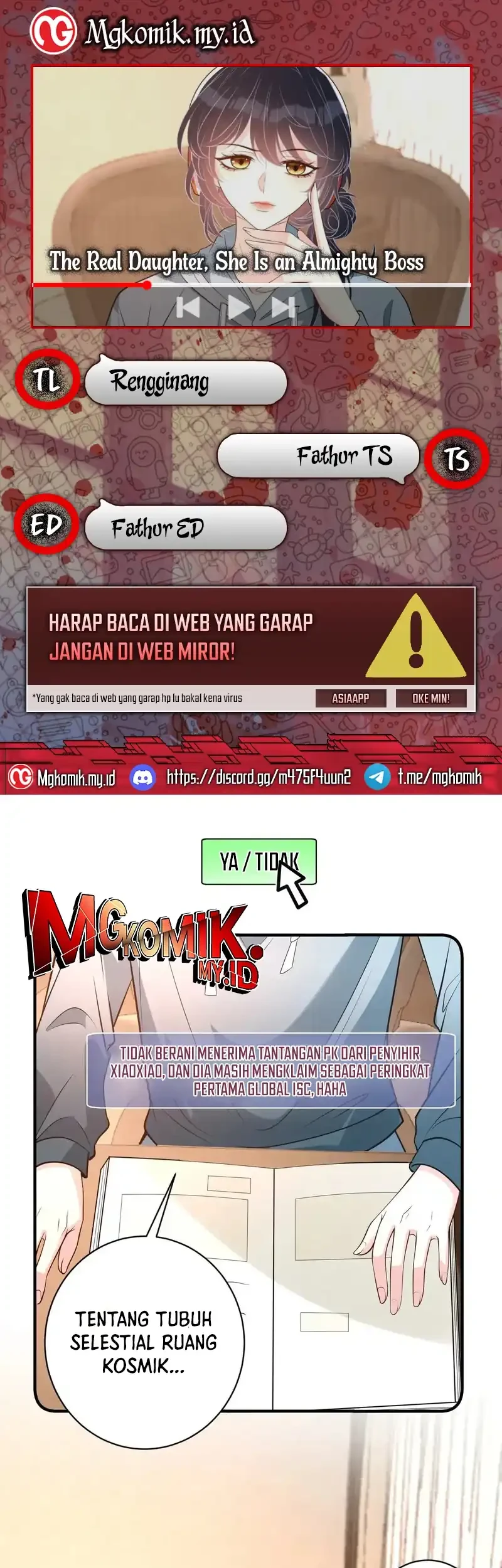 The Real Daughter, She Is an Almighty Boss Chapter 167 - halaman 1