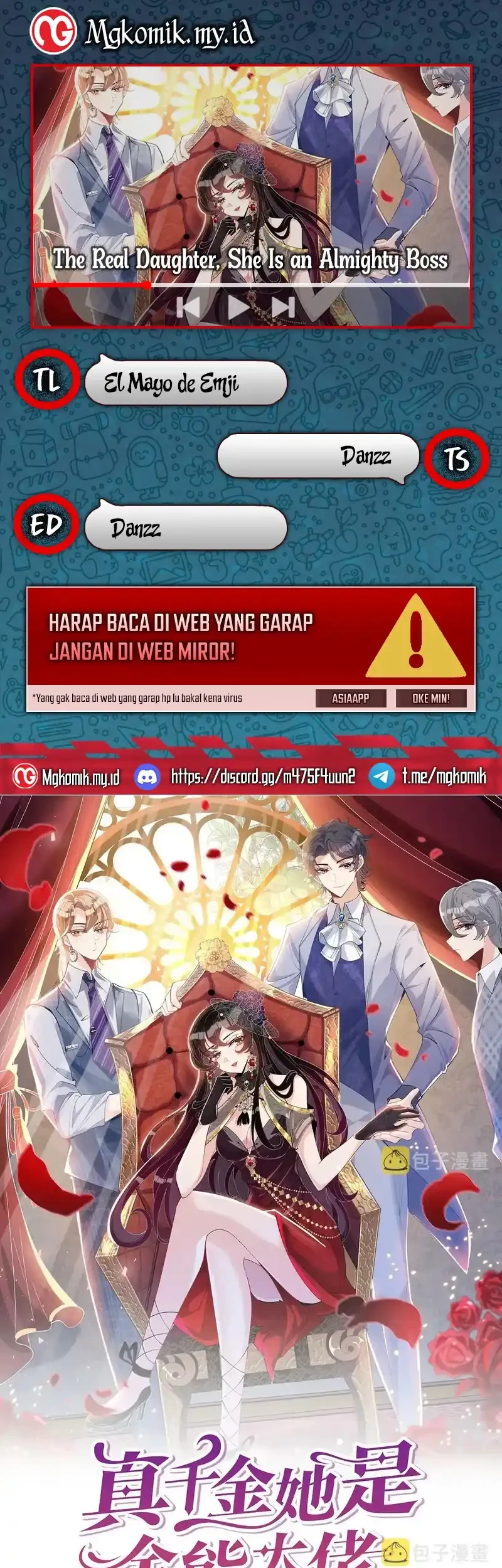 The Real Daughter, She Is an Almighty Boss Chapter 33 - halaman 1