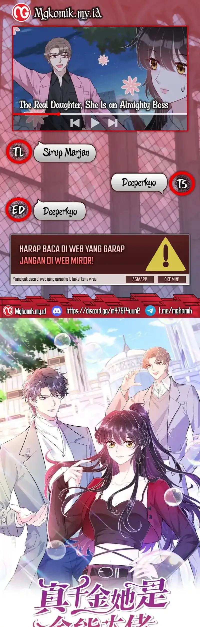 The Real Daughter, She Is an Almighty Boss Chapter 82 - halaman 1