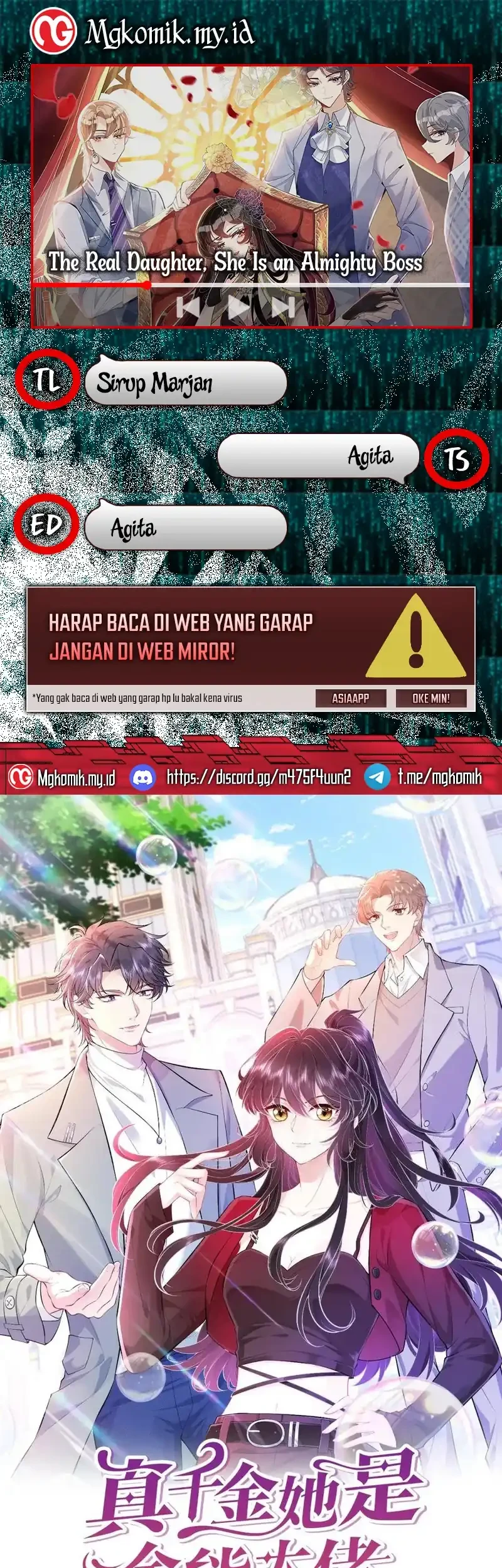 The Real Daughter, She Is an Almighty Boss Chapter 88 - halaman 1