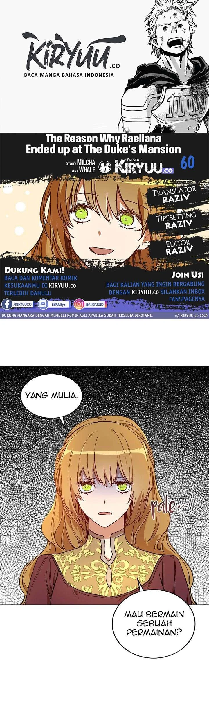 The Reason Why Raeliana Ended up at the Duke’s Mansion Chapter 60 - halaman 1