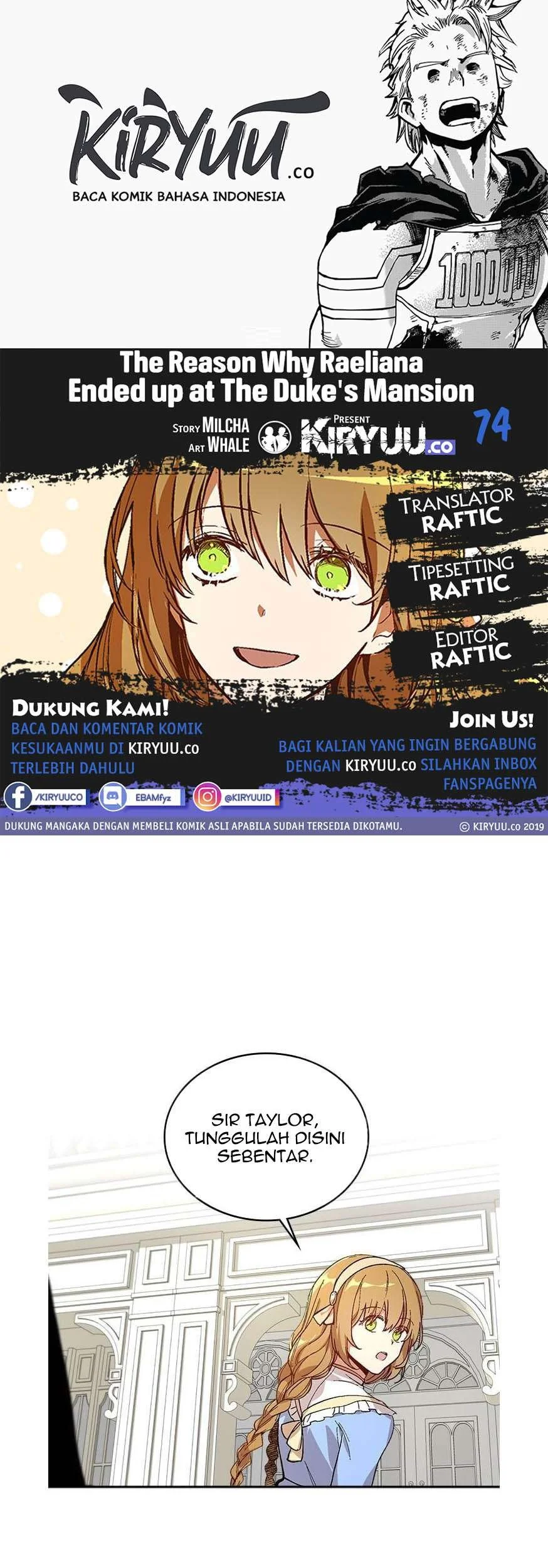 The Reason Why Raeliana Ended up at the Duke’s Mansion Chapter 74 - halaman 1